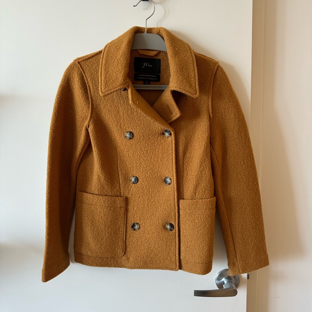 J. Crew Women's Camel Peacoat